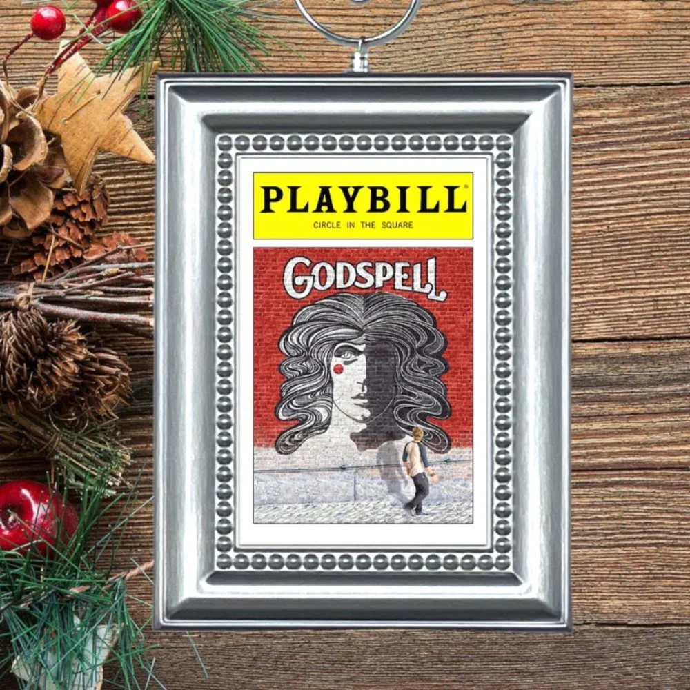 Godspell Broadway‎ Musical Playbill Christmas Tree Ornament